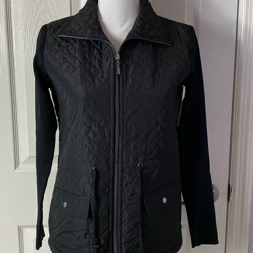 Thomas & Olivia Women’s Black Quilted Jacket